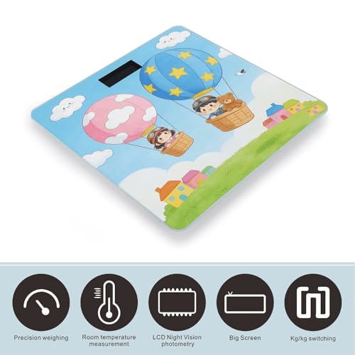 Báscula Digital para Baño Hot Air Balloon Double miniatura 3