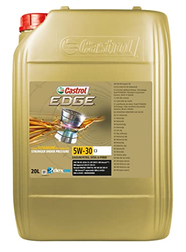 Huile Castrol EDGE 5W-30 C3 20 L pour Golf VII V IV et BMW