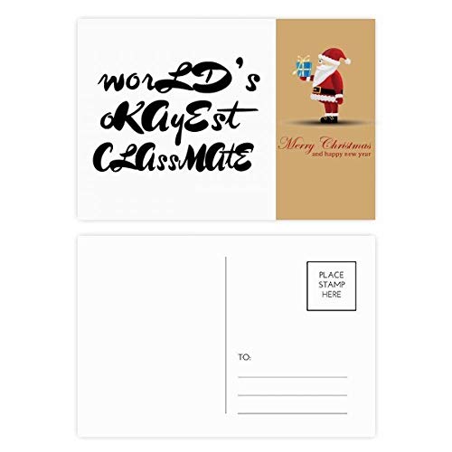 Cartes postales Père Noël pour féliciter un diplômé avec humour