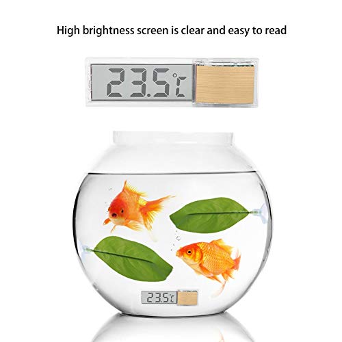 Termômetro de aquário LCD sem fio LED Digital Fish Tank Termômetro de água Terrarium Aquarium Medido