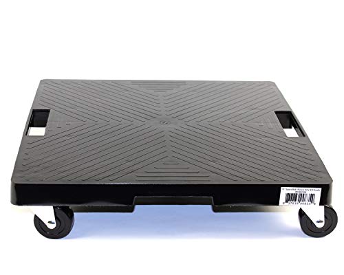 Devault Enterprises Devsqh16Bl Black 16" Square Plant Dolly With Handle #TOP10