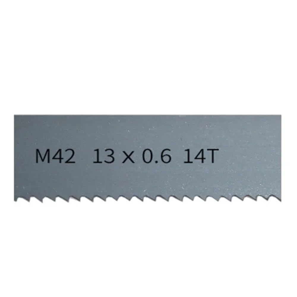 1 szt. Brzeszczot bimetaliczny M42 o szerokości 13 mm, 6-24 zębów na cal, wysokowydajny, do głębokiego cięcia metalu(14T*2095mm)