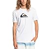 Quiksilver Young Mens Comp Logo T-Shirt, Bright White, XXL EU #1