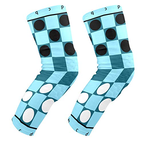 Genouillères bleues à damier pour homme et femme protection rembourrée