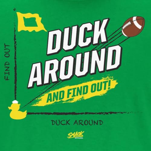 Camiseta Find out universitaria de algodón transpirable verde irlandés L 2