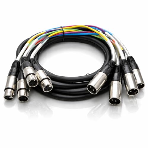 Seismic Audio 4 Channel XLR Snake Cable 15 Feet