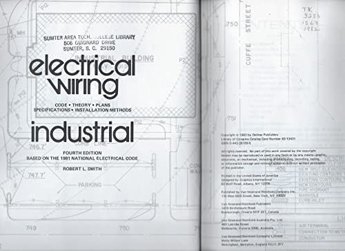 Electrical wiring, industrial: Code, theory, pl... 0442281595 Book Cover