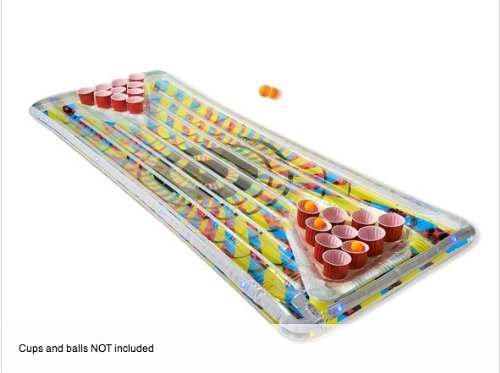 Ledge Glow In The Dark Inflatable Beer Pong Table With Led Lights #TOP1