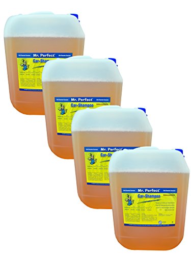 Mr. Perfect® Car Shampoo Concentrate, 4 x 10L - Shampoing pour voiture avec effet déperlant