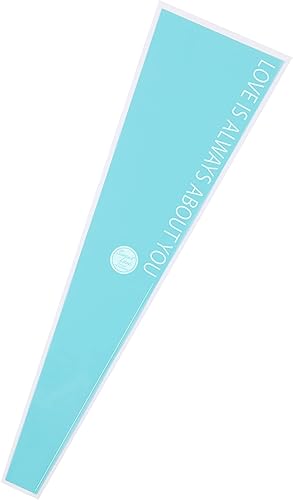 Aylmrice Mangas de ramo para flores Papel de embalaje Rosas Embalaje Celofán Wrap Rose Bags 100pcs S-Blue