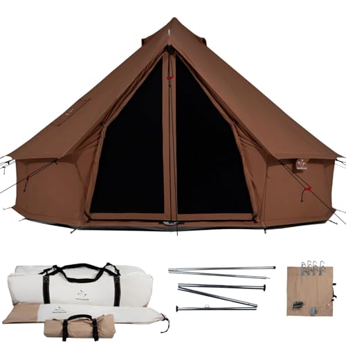WHITEDUCK Regatta Canvas Bell Tent - wStoveJack Waterproof 4 Season Luxury Camping and Glamping Yurt Tent Outdoor product thumbnail 9