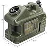 ZEAYEA Cantimplora de Agua 4.75 Galones para Camping, Contenedor Portátil con Grifo y Bolsa de Herramientas, Libre de BPA, Verde miniatura 4