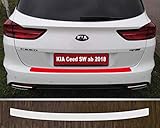  is-tuning passgenau für KIA Ceed SW ab 2018 Lackschutzfolie Ladekantenschutz transparent