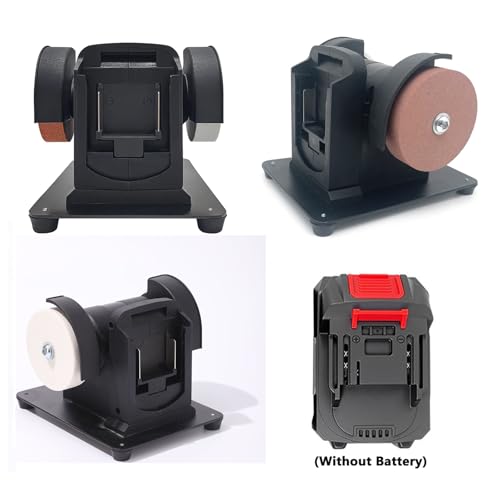Meuleuse électrique double large base meuleuse batterie 18V sur banc