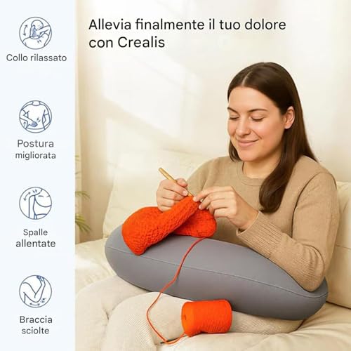 Coussin d'accoudoir en U Generico pour support ordinateur et lecture sur canapé