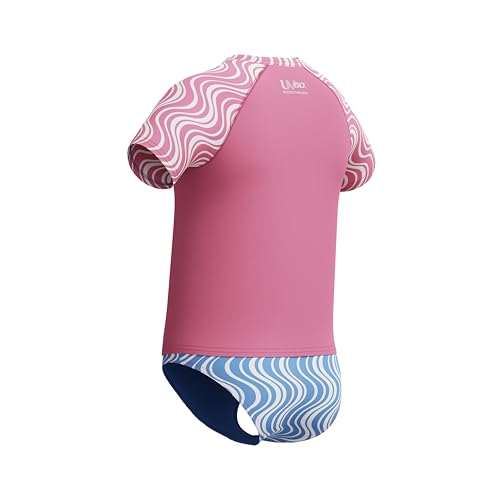 Image of Speedo Girl's Uv Swim Shirt Short Sleeve Rashguard Set