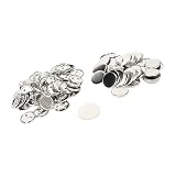 100 szt. 50MM Pin Back Części Guzikowe-puste Metalowe Plakietki do Tworzenia Warstw dla Majsterkowiczów Fts-zestaw Okrągłych Guzików i Warstwy do Tworzenia Guzików (50MM)