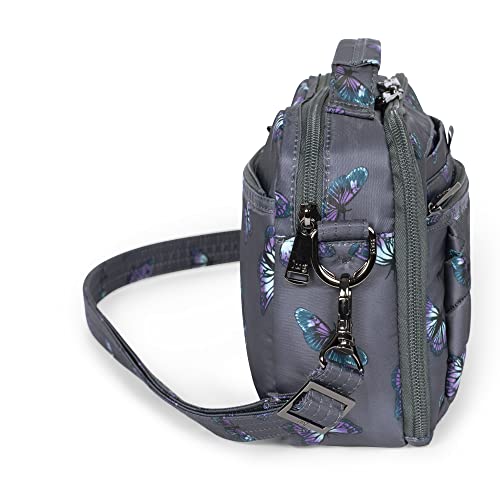 Lug Scoop 2 Crossbody Bag, Butterfly Grey #TOP2
