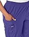 Cherokee Women's Workwear Scrubs Pull-On Cargo Pant, Grape, Medium