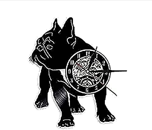 Poster Toile Bouledogue Français - 50 X 75 Cm (20x30 Pouces) - Impression HD, Imperméable - Décoration Murale Chambre, Salon - Fourni Avec Kit De Fixation - 3