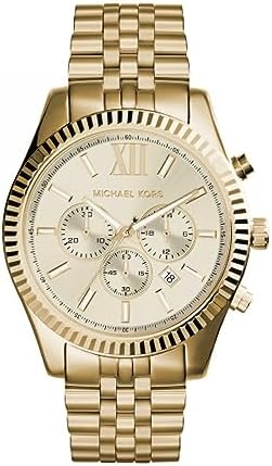 Michael Kors Lexington Men's Watch, Stainless Steel Bracelet Watch f...