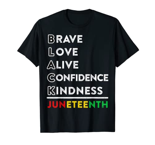 Juneteenth 1865 Pro - Orgullo de bandera afroamericana negra Camiseta