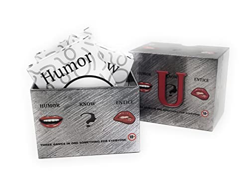 Humor U, Know U, And Entice U Cards For Couples - 3 Games In 1: 160 Questions And Challenges; Sexy Date Night Card Game, Naughty Adult Game, Hilarious Party Game, Deep Conversation Cards; Mindfulness #TOP6