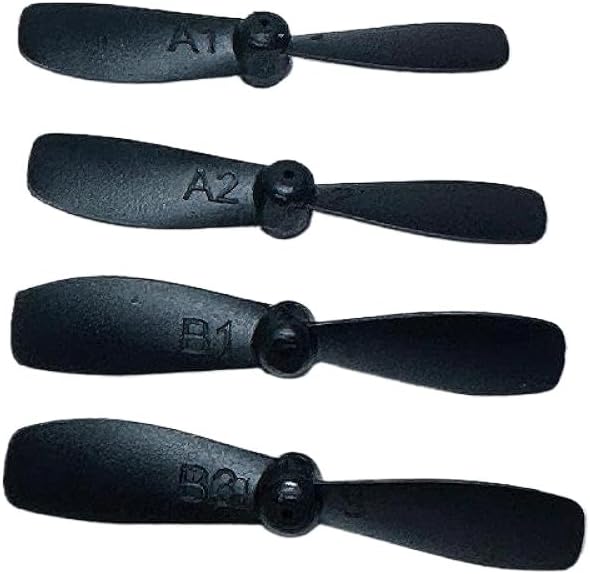 4PCS UFO Drone Propellers Replacement Parts Compatible With Quadcopter Toy Drones For Kids And Adults Spare Rotor Accessories(Three set of 12pcs)