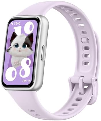 （12:30時点） HUAWEI Band 11 スマートウォッチ 8.99mm/16g薄型軽量ボディ 24時間睡眠管理 1500nits高輝度 1.62大画面 14日間持続バッテリー 情緒モニタリング LINE通知 パープル