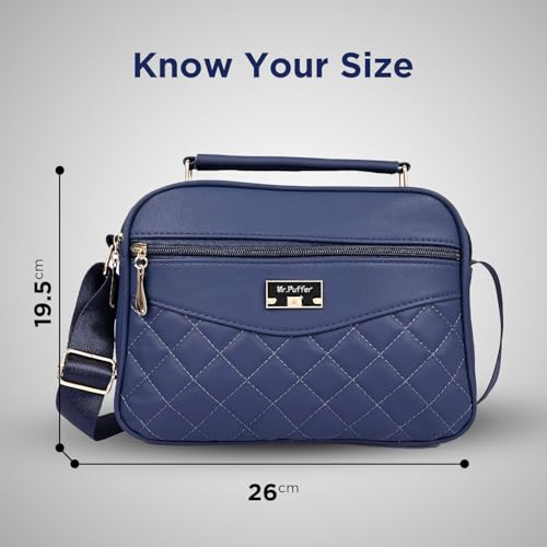 Image of Sling Bag for Women | Classic Stylish Handbag for Girls with Adjustable Strap
