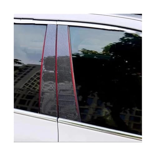 Autocollants de pilier Range Rover L322 look carbone 10 pièces pour portières et vitres