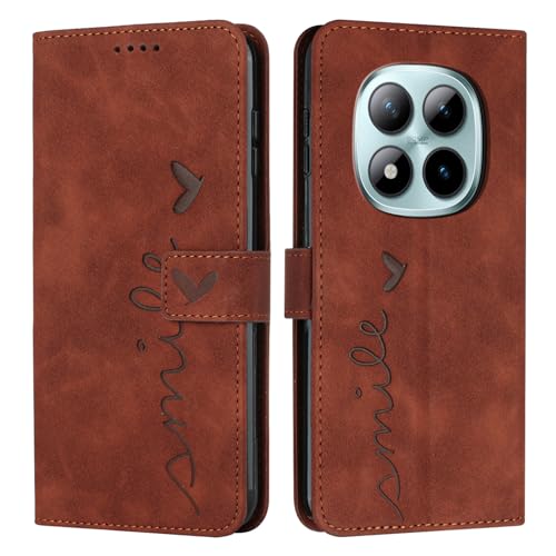 �X�}�z�P�[�X �Ή��@�� for Redmi Note 15 Pro Plus,�Ή��@�� for Xiaomi Poco M8 Pro 5G �X�g���b�v�y�J�[�h�z���_�[�t�����z �}�O�l�b�g�o�b�N�� �t���b�v�L�b�N�X�^���h�J�o�[�zBrown