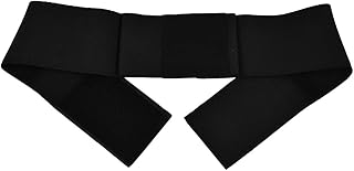 Pulsera de entrenamiento elástica ajustable estabilizada para mejorar la postura del brazo, para golfistas diestros y zurdos, color negro, 85 x 8 cm