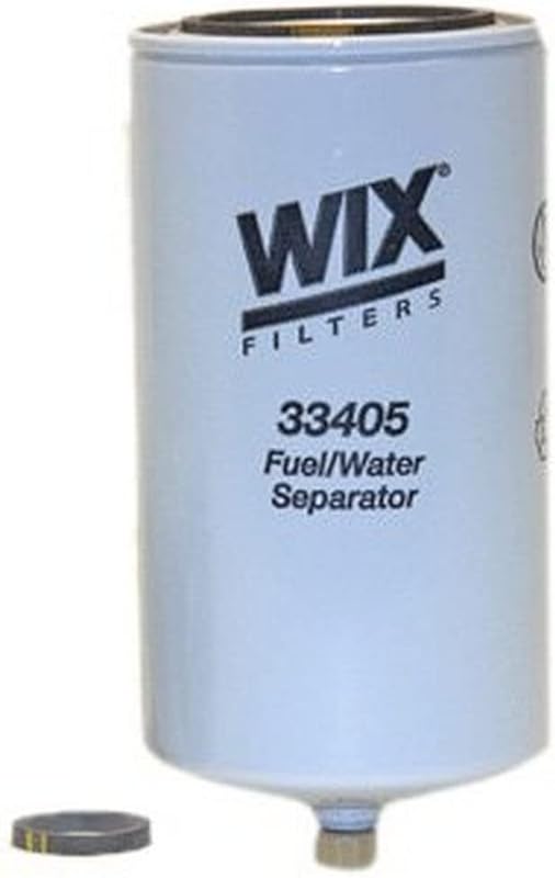 Filtro de combustível e separador de água WIX 33405 spin-on com dreno padrão – 1 unidade