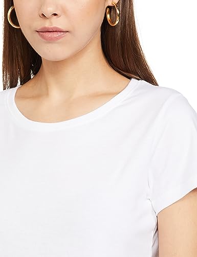 Image of Max Plus Size Women's Solid Cotton Regular Fit T-Shirt