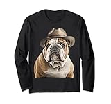 Purebred English Bulldog Pet Dog Breed British Bulldog Long Sleeve T-Shirt