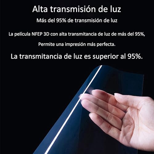 Película de liberación PFA Antinsky 280x450 mm para impresoras 3D - Fernando Cortés