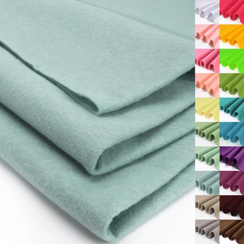Image of XSEINO Soft Felt Fabric, Large Single Piece, 36x72 Inch, 1.4mm Thick Ice Blue Nonwoven Felt for DIY Crafts, Sewing and Patchwork