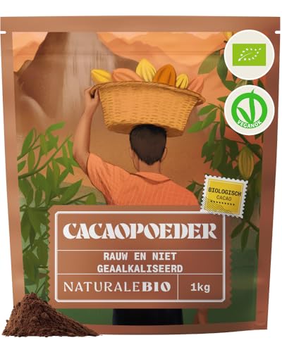 NaturaleBio Biologisch Cacaopoeder 1 Kg