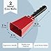 BLUE PANDA Cow Bell Noise Maker - 9-Inch Red, 2 Pack - Cow Bells for Sporting Events & Cheer - Sport Cowbell with Handle