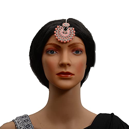 Elegant Maang Tikka with Pearls for Women
