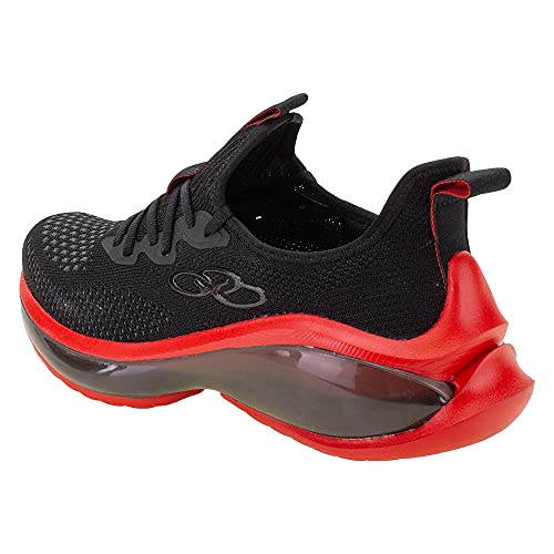 Tenis Holograma,Olympikus,Masculino, Preto/Vermelho, 42
