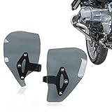 Para R1200R LC QJY Guardabarros Pie Moto Estriberas Guardabarros Protector Pie Para R1250GS 2019-2021 R1250GS Adventure 2019-2021 R1200GS LC 2013-2021 R1200GS LC Adventure 2014-2021 R1200R LC（Negro）