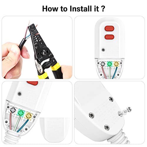 Oaonan Gfci Replacement Plug Assembly Auto Reset 15 Amp 3 Prongs, 5 Years Warranty, Waterproof, Ground Fault Circuit Interrupter Safety Plug For Pressure Washer, Hot Tub, Air Conditioner, Hair Dryer #TOP2