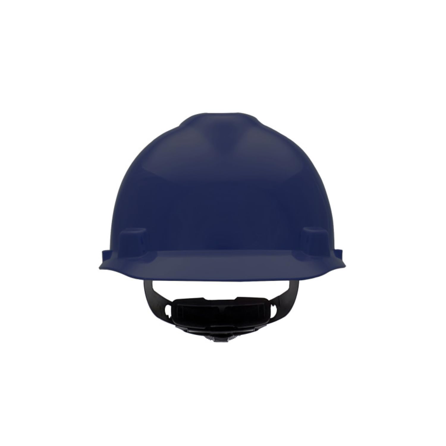 MSA 477482 V-Gard Cap Style Safety Hard Hat With Fas-Trac III Ratchet Suspension | Polyethylene Shell, Superior Impact Protection, Self Adjusting Crown-Straps - Large Size in White