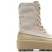 Foapts Men's High-Top Canvas & Suede Casual Boots Lace-Up Round Toe Non-Slip Rubber Sole Fashion Boots (Beige,8)