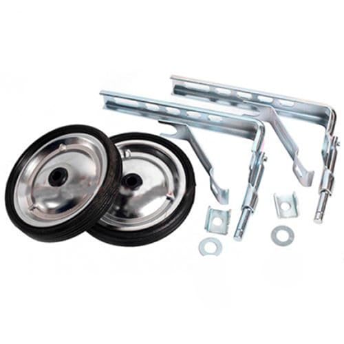 Roda Lateral Eixo Fixo Super Reforçada Em aço Bike 16 A 24 Rodinha Regulavel Bicicleta