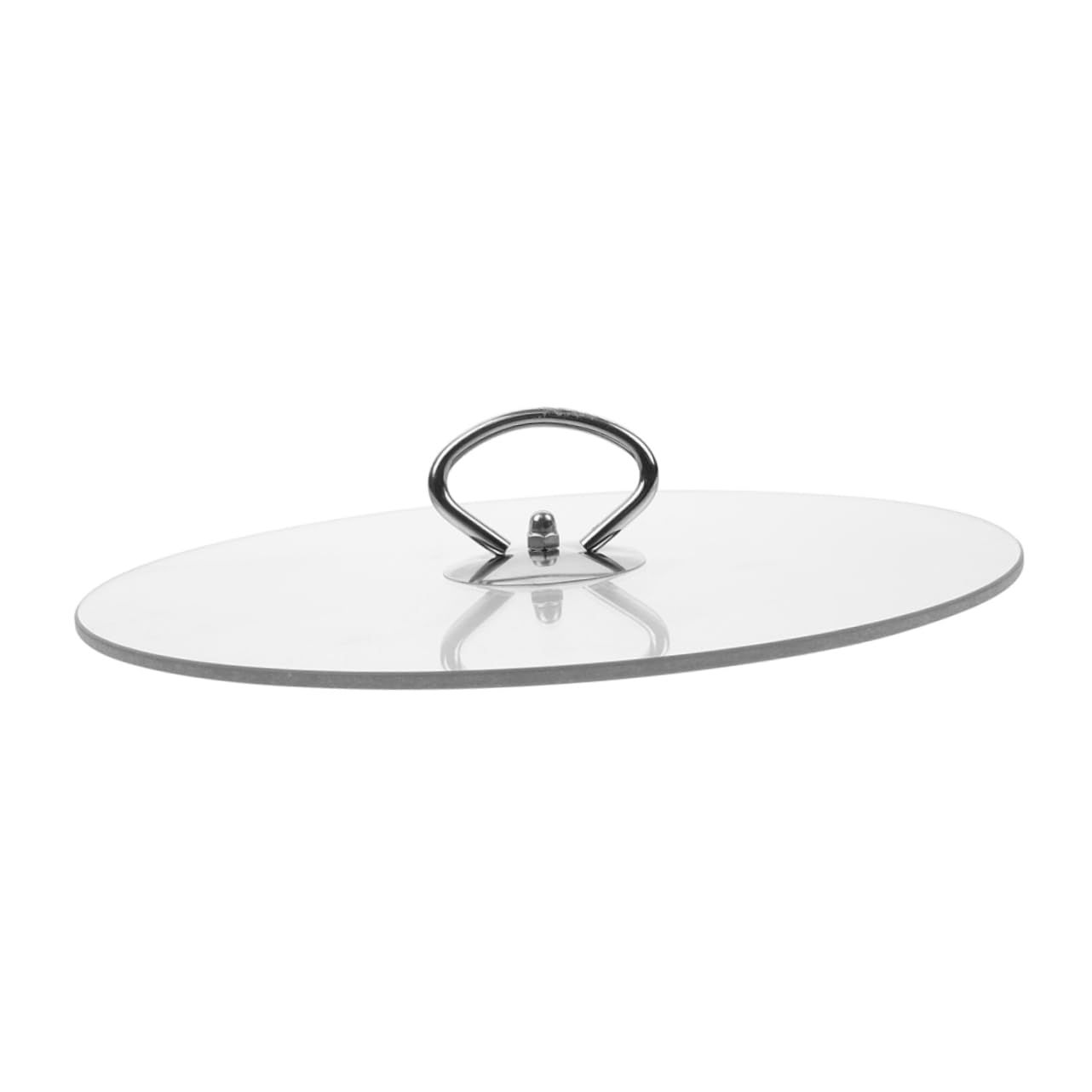 Coperchio in Vetro Temperato Rotondo 27cm Manico per Pentole