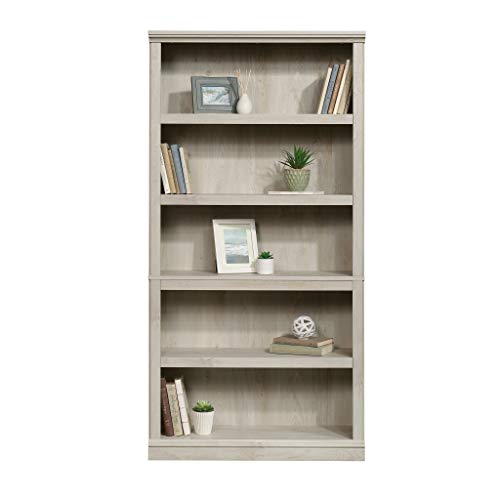 Sauder Select Collection 5-Shelf Bookcase, Chalked Chestnut Finish #TOP7