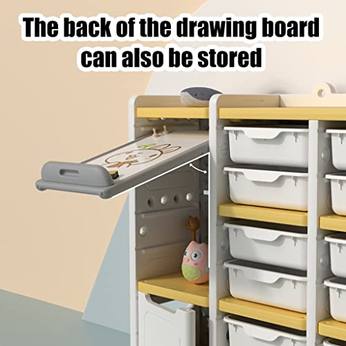 Cômoda De Plástico Para Quarto De Criança, Livro/jogo/organizador De Roupas, Fácil De Instalar (Colo